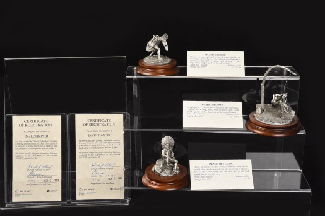 (3) Native American Chilmark Pewter Don Polland (1 of 10)