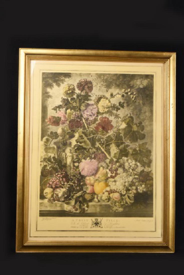 John Boydell Engraving 1781 "A Fruit Piece": "A Fruit Piece" In the cabinet at Houghton. Published Spe. 1st, 1781 by John. Boydell Engraver in Cheapside London. 27.5" x 21". Contact our recommended 3rd party "for profit" shipper Pak Mail at (260