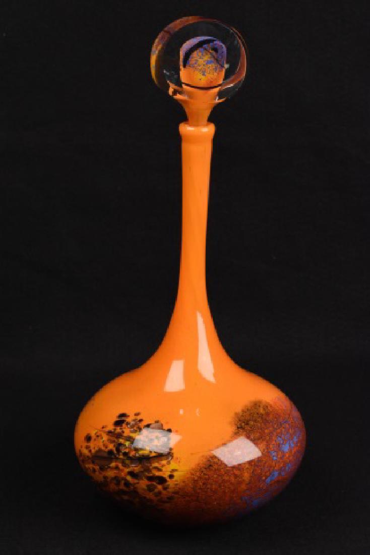 Nemtoi Signed art glass perfume bottle w/ stopper (1 of 6)