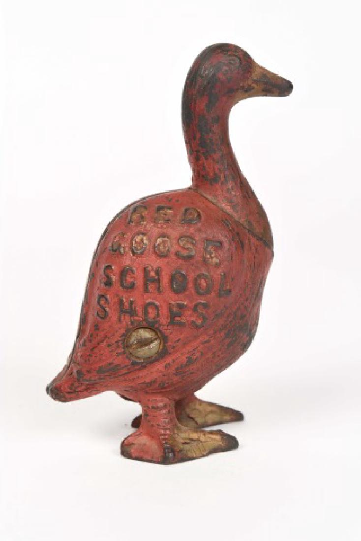 Red Goose Shoes Arcade Cast Iron Still Bank (1 of 5)