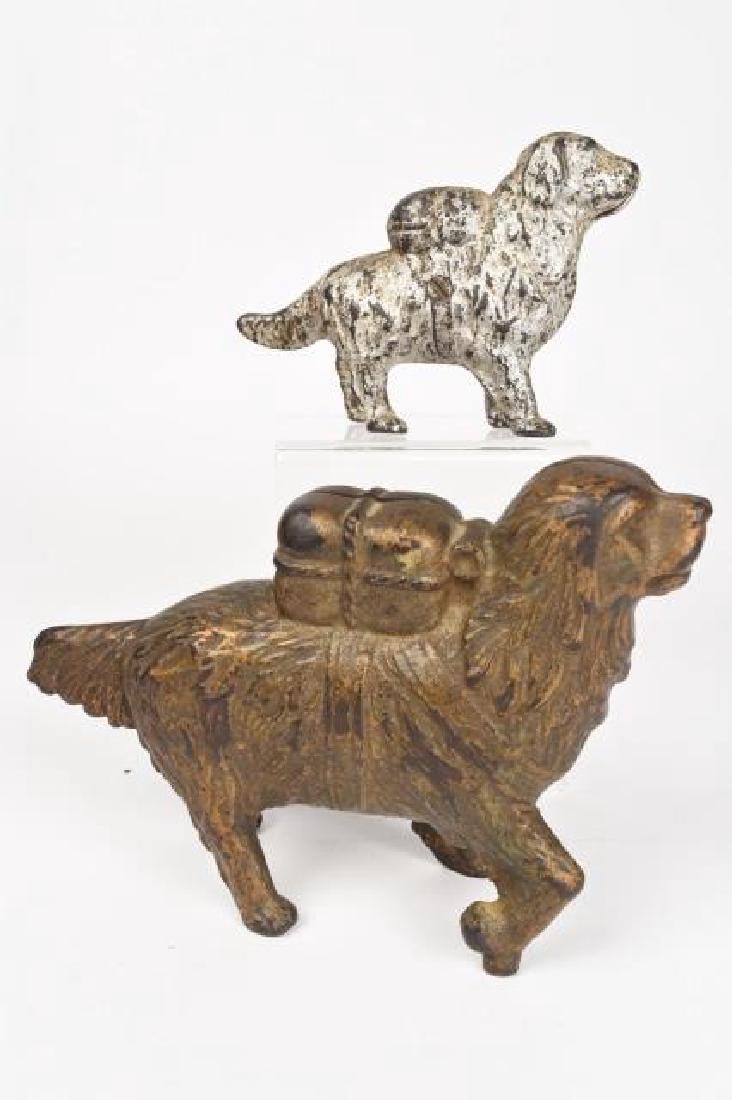 (2) Newfoundland Rescue Dog Cast Iron Banks (1 of 4)