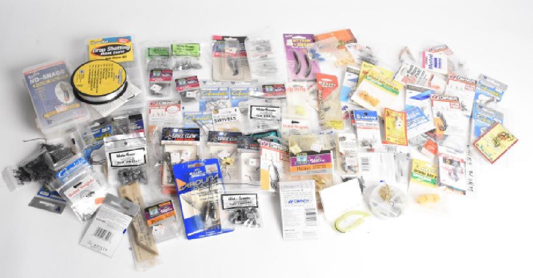 Large lot of fishing terminal tackle: Large lot of new fishing terminal tackle. Owner and Gamakatsu hooks, sinkers, & much more. See pictures. Contact our recommended 3rd party "for profit" shipper Pak Mail at (260) 637-4809 or contact@pa