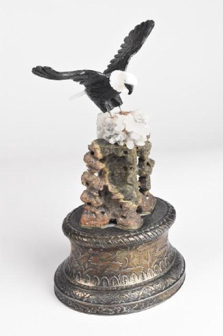 Perched Eagle Upon Crystals (1 of 7)