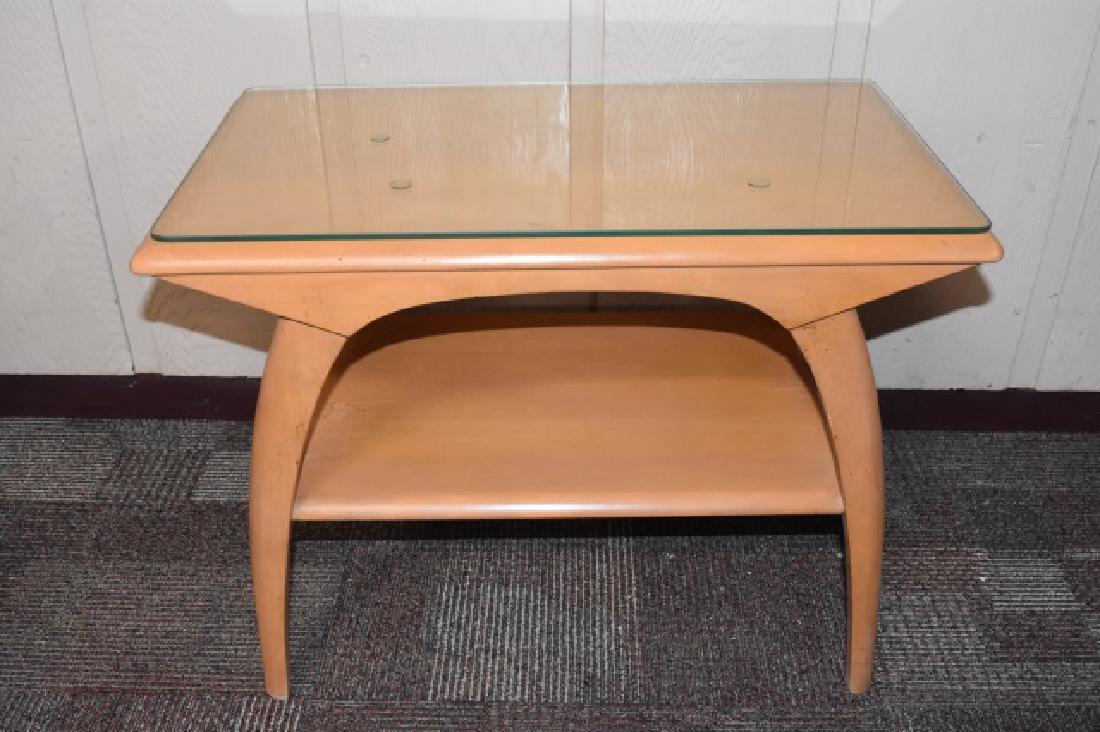 Heywood Wakefield Side Table Champagne (1 of 7)