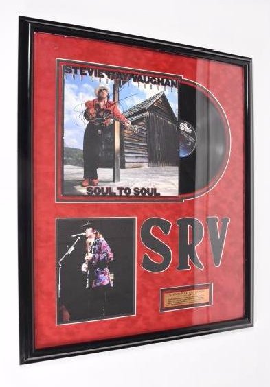Stevie Ray Vaughan Auto. Album Collage (1 of 6)