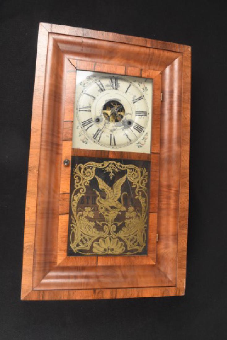 Seth Thomas Ogee Mantle Clock with Weights (1 of 7)