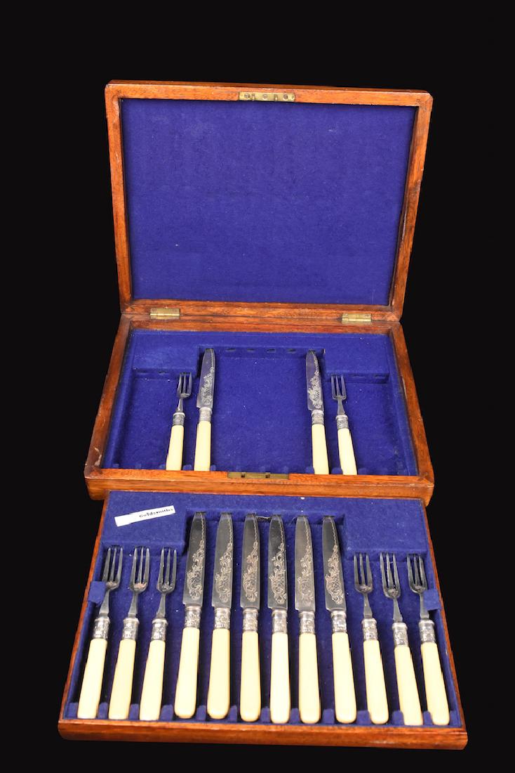 1900s William Hutton & Son Victorian Flatware (1 of 6)
