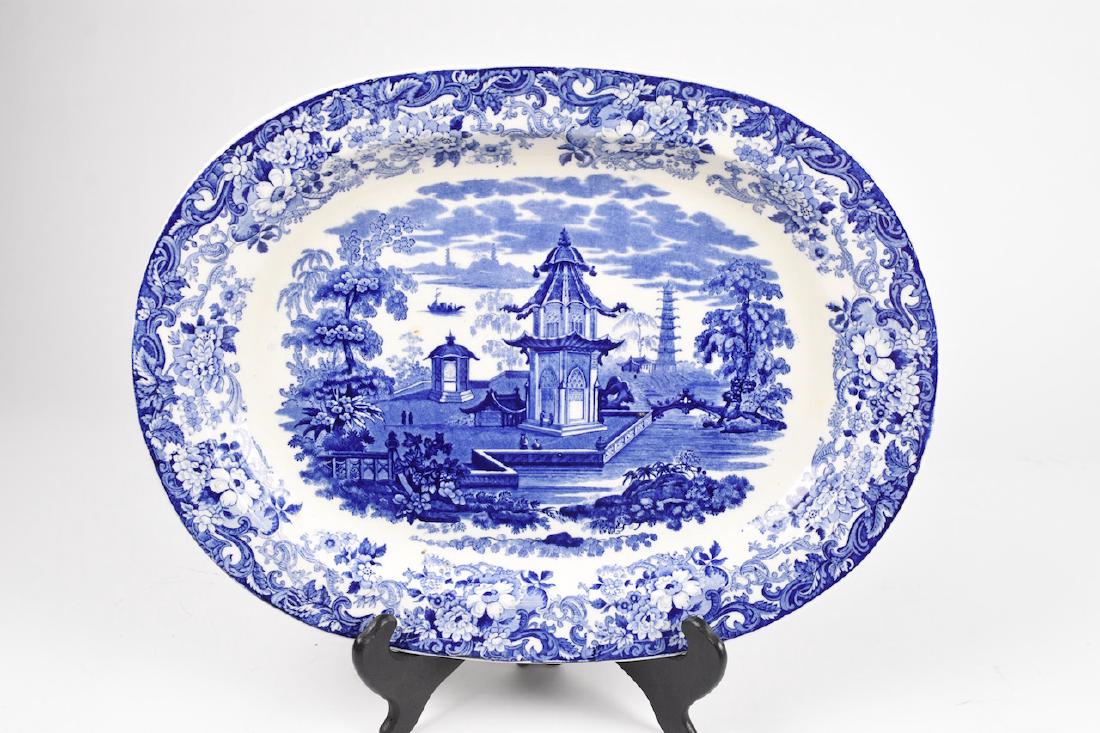 1868 Wedgwood Transfer Platter (1 of 6)