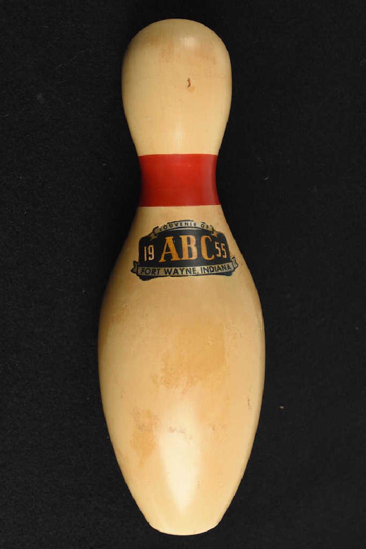1955 ABC Fort Wayne IN Bowling Pin (1 of 2)