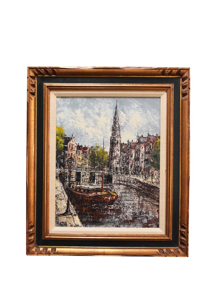 SLR Impressionist oil Painting of Amsterdam (1 of 7)