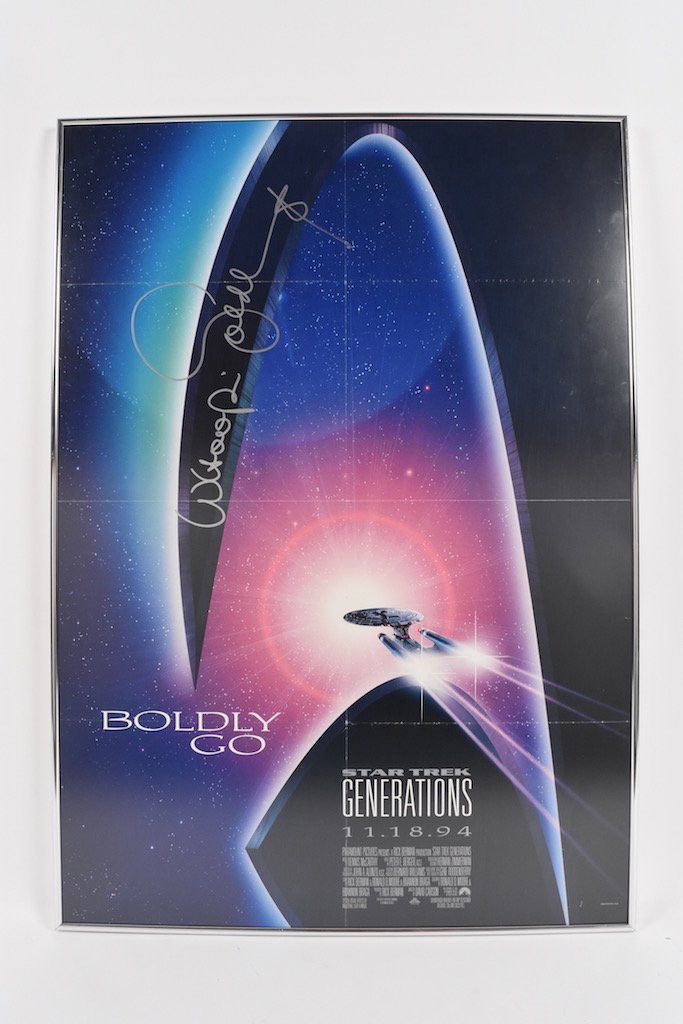 Star Trek Generations Poster signed by Whoopi Goldberg (1 of 4)