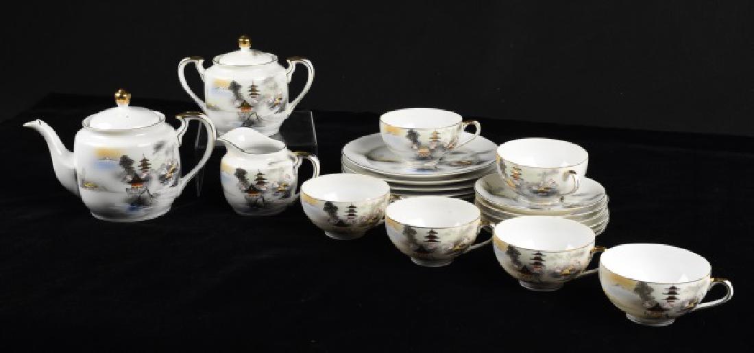 geisha girl tea cups