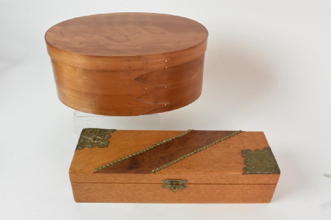 Handcrafted Shaker Box & Hinged Wood Box (1 of 10)
