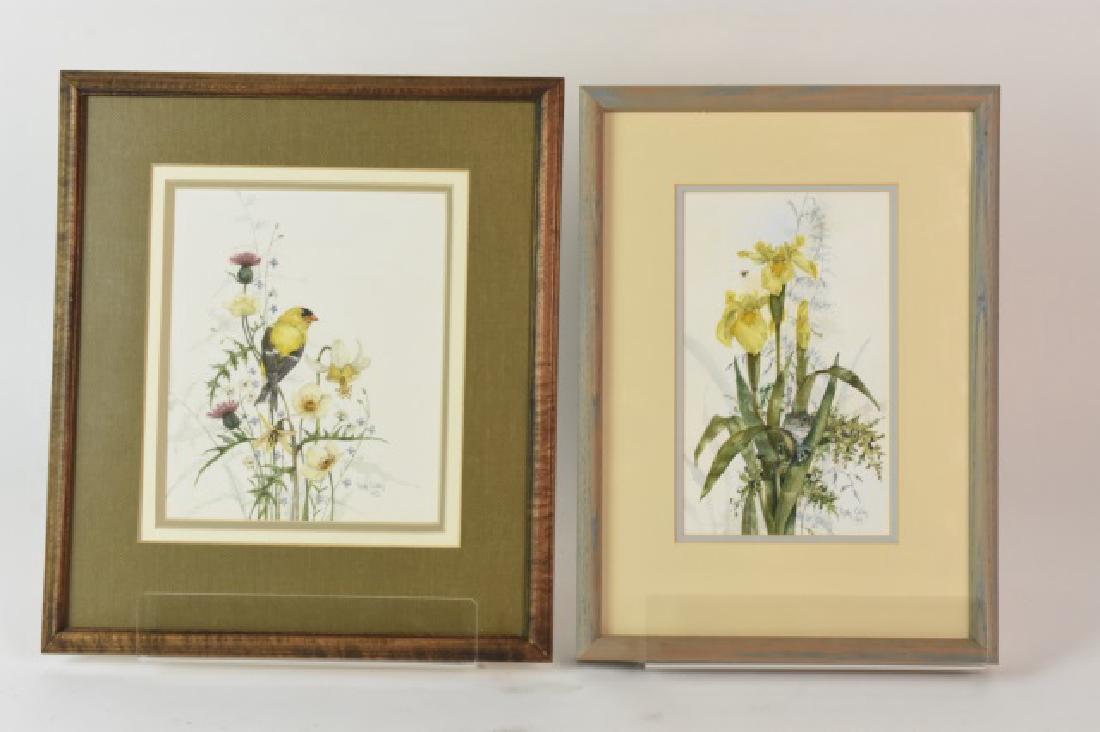 (2) Cyndy Callog Bird, Frog Flower Watercolors SLR (1 of 7)