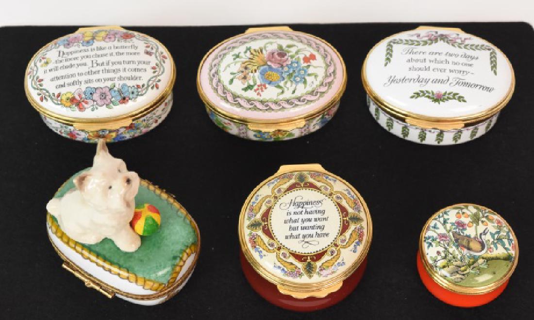 Halcyon Days and Limoge Enamel Trinket Boxes (1 of 9)