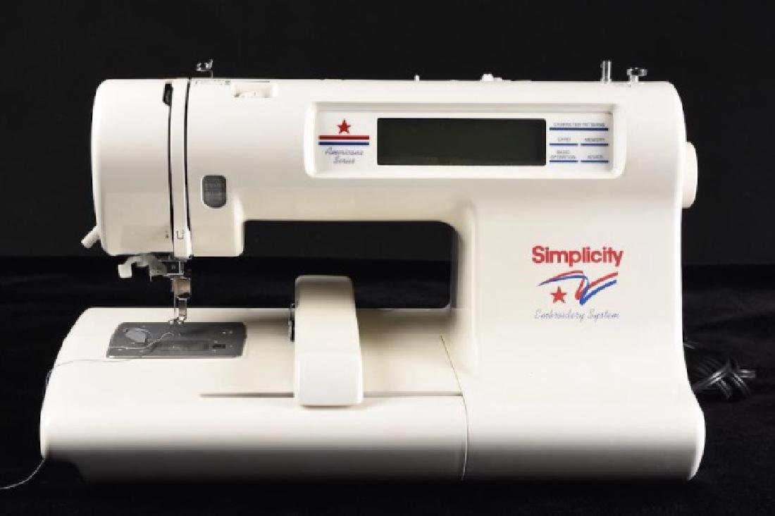 Simplicity Embroidery Machine Model SE3