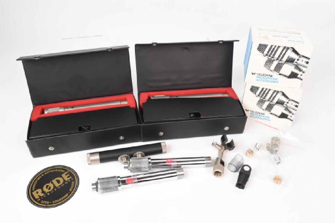 PR Superscope EC-9P Microphones + Accessories (1 of 3)