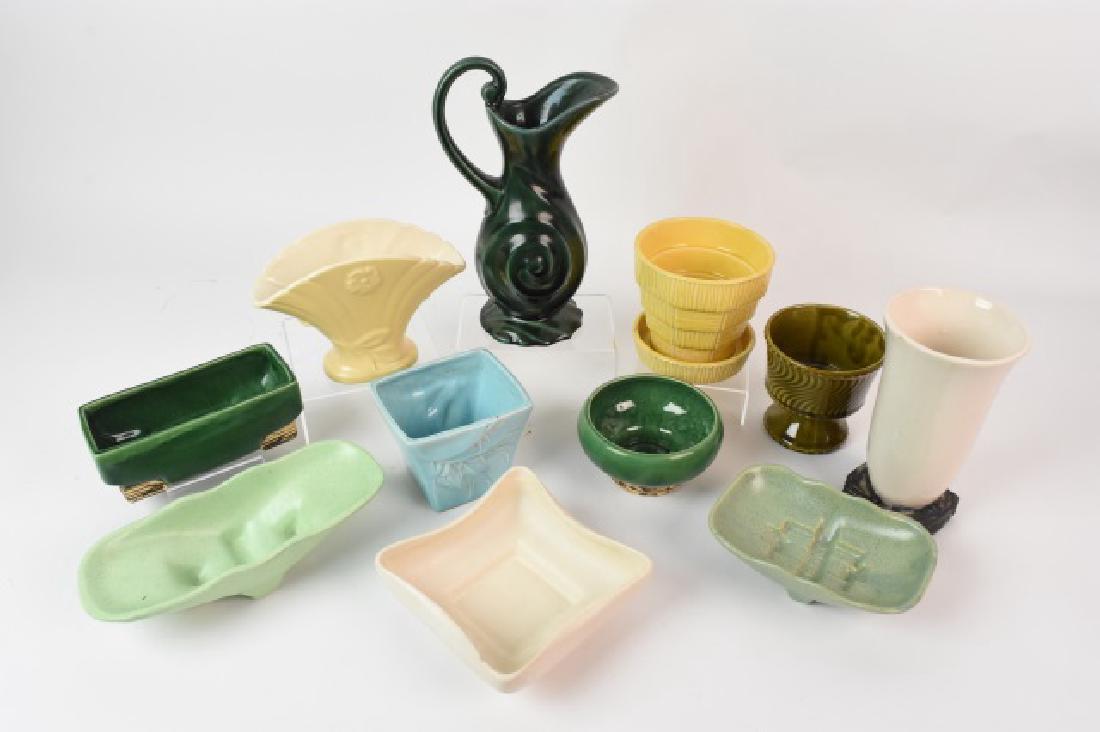 Assortment of McCoy, Hull and Weller Pottery (1 of 8)