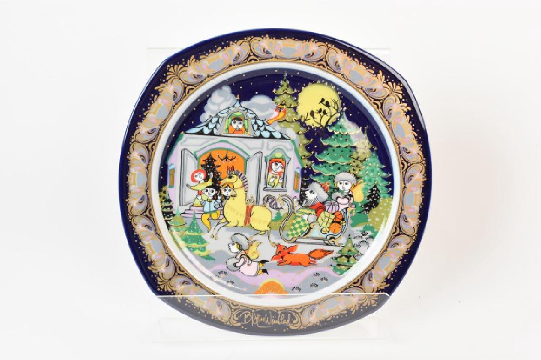 Bjorn Wiinblad; Rosenthal Holiday Plate '84 (1 of 5)