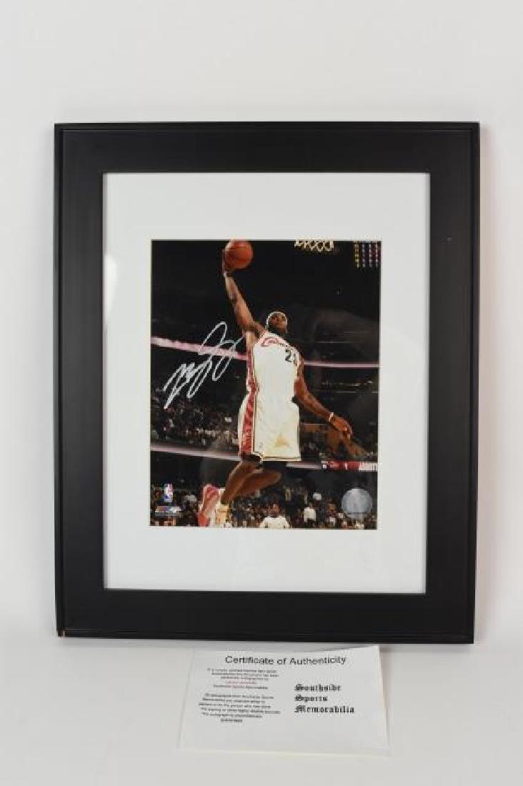 Autographed Picture of Lebron James; COA (1 of 5)