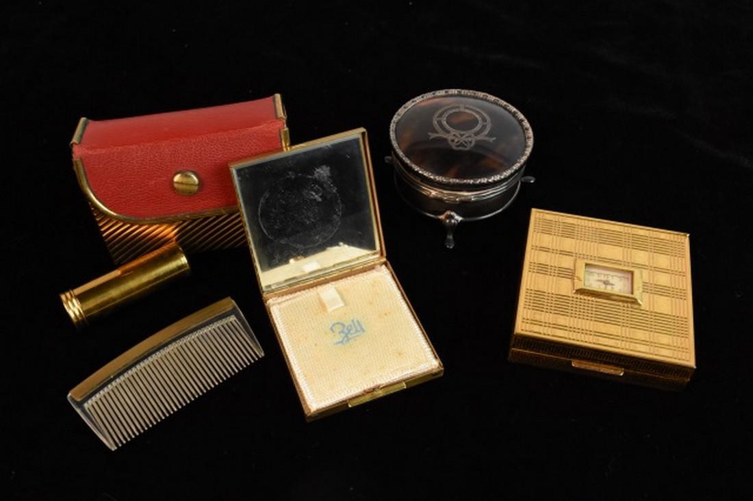 Zell & Evans Compacts + Sterling Shell Box (1 of 6)