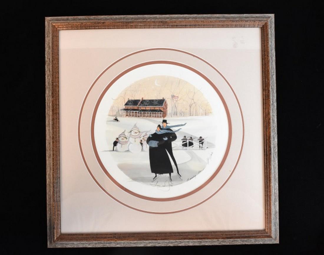 P. Buckley Moss Signed & Numbered "Love & Joy" (1 of 4)