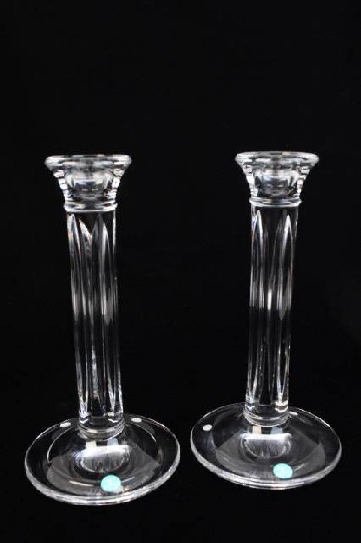 Tiffany & Co Crystal Candlestick Holders