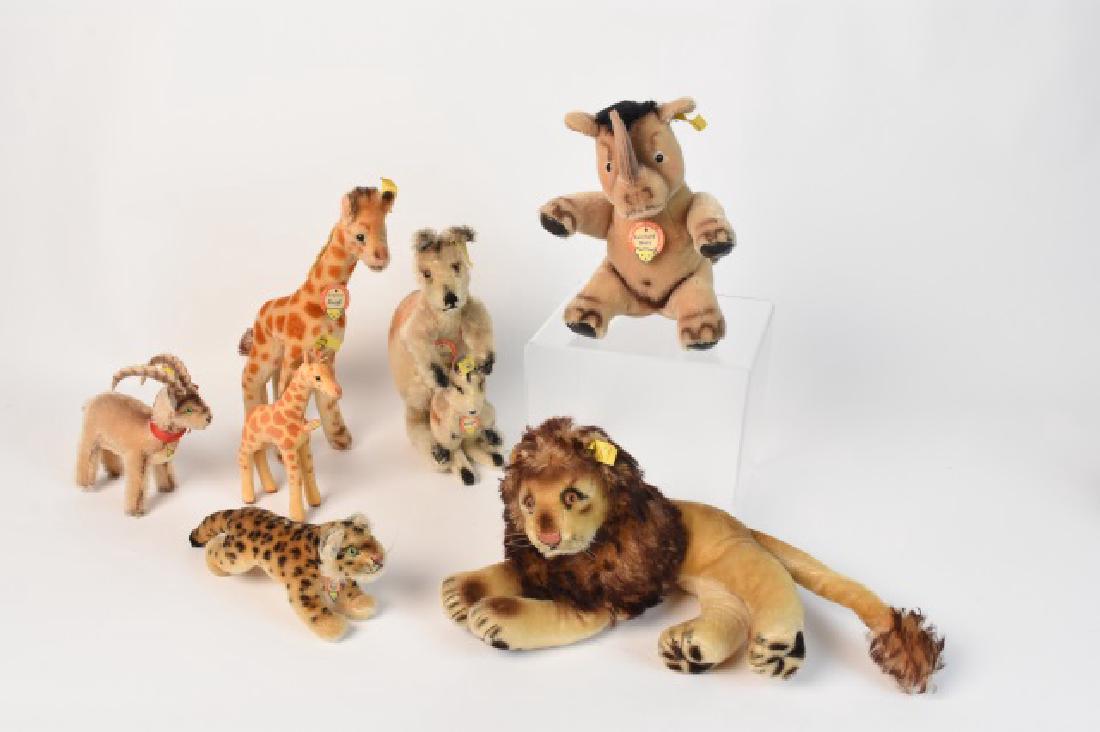 (7) Original Steiff Stuffed African Animals (1 of 7)