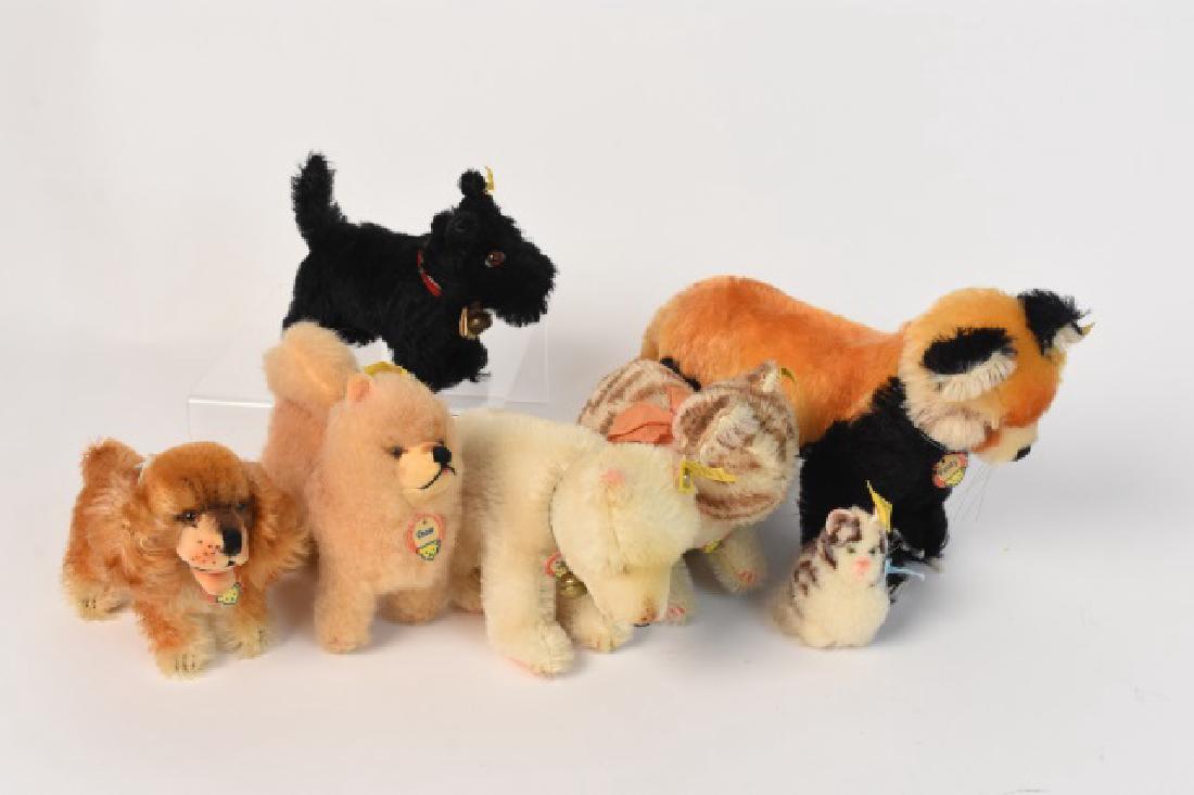 (6) Vintage Original Steiff Stuffed Animals (1 of 4)