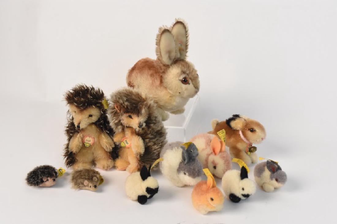 (13) Original Steiff Rabbits & Hedgehogs (1 of 6)