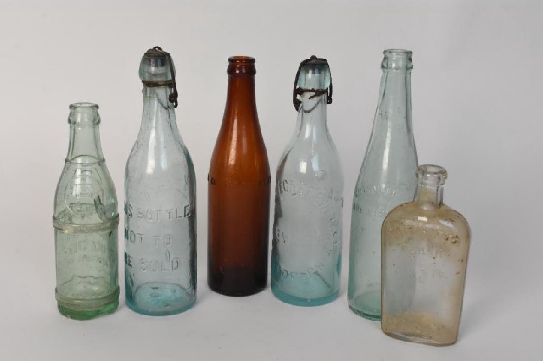 (6) Pop & Beer Advertising Bottles (1 of 7)