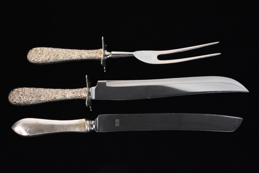S. Kirk & Son Sterling Meat Carving Set (1 of 5)