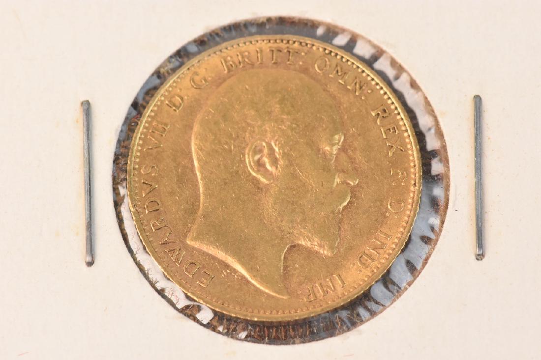 1904 U.K. Gold Sovereign Coin (1 of 3)
