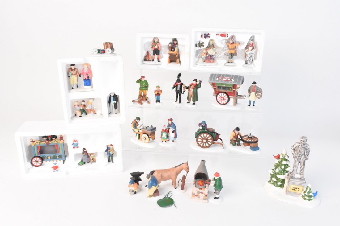 (12) Dept 56 Heritage Village Accessories (1 of 7)