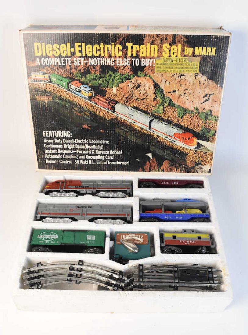 Complete Set Diesel-Electric Train by Marx (1 of 8)