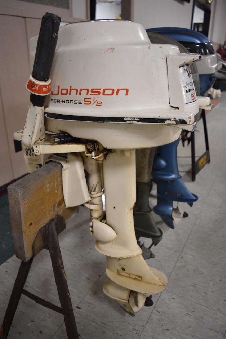 Johnson Sea-Horse 5.5 HP Outboard Motor- RUNS (1 of 5)
