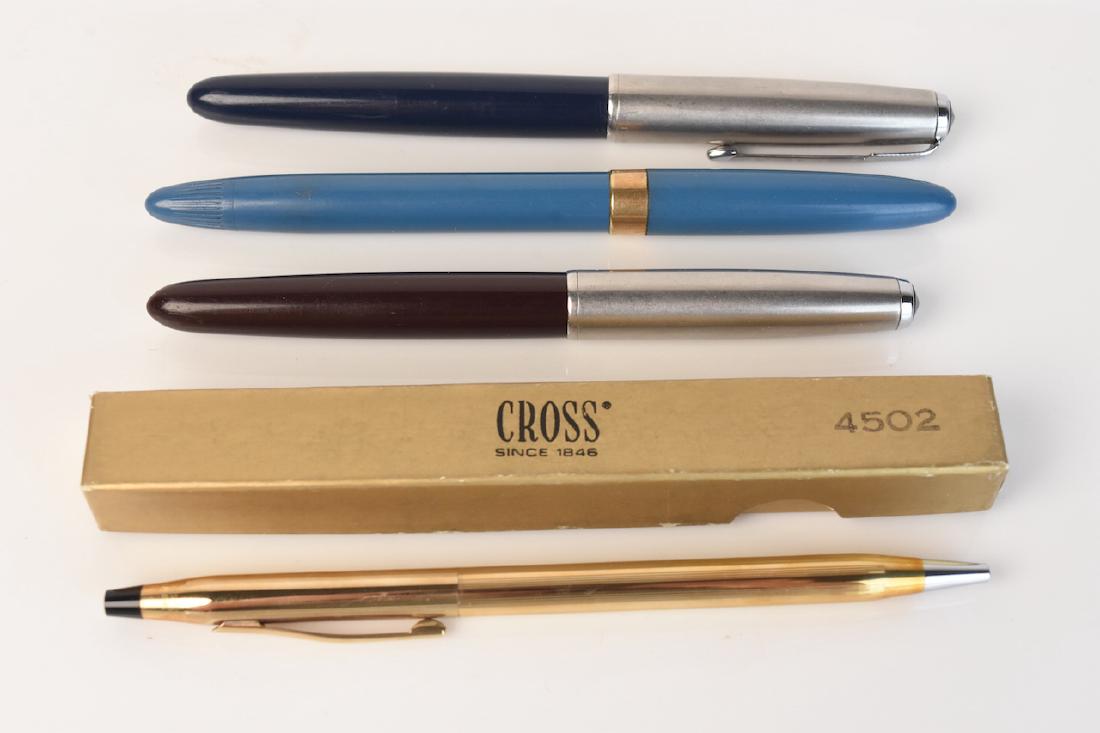 1940's Cross Pen, Parkers & Schaffer Fountain Pens (1 of 8)