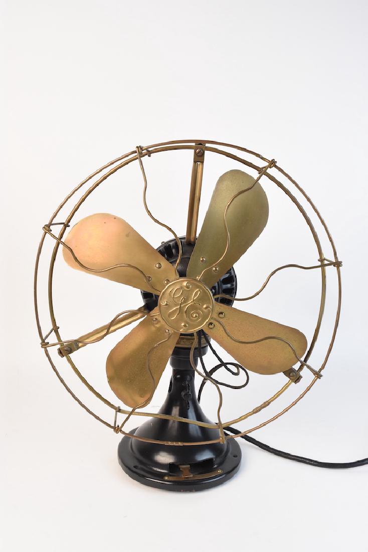 Vintage GE Electric Brass Blade Fan (1 of 6)