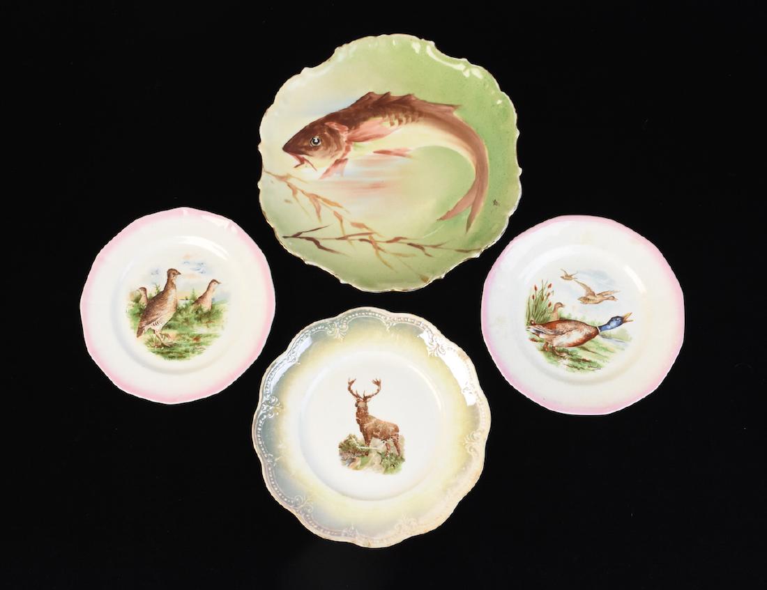 Animal Themed Limoges Porcelain Plates (1 of 7)