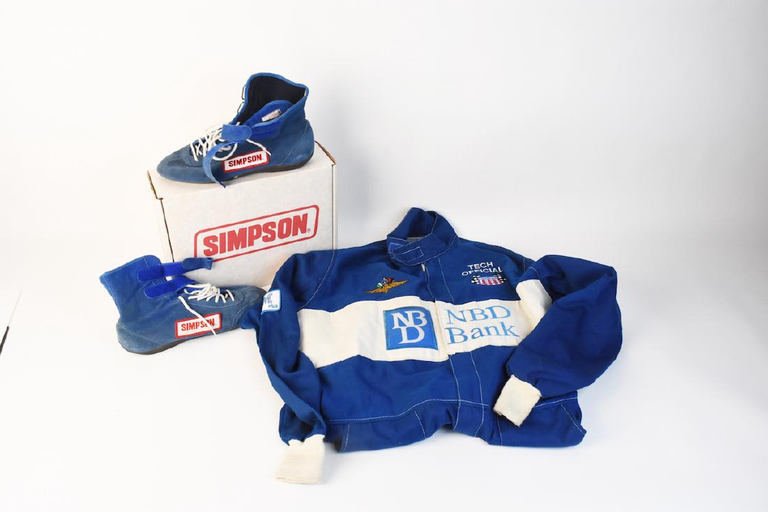 Simpson USAC Racing Uniform & Driving Shoes (1 of 11)