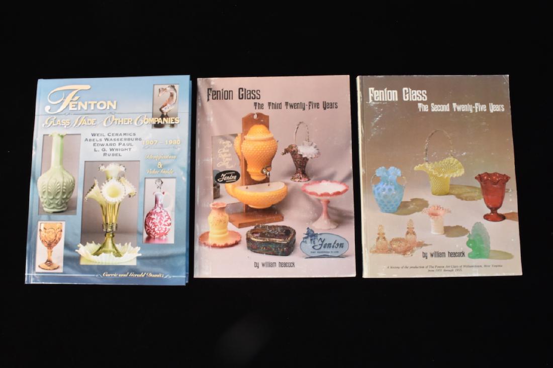 (3) Fenton Glass Reference Guide Books (1 of 5)