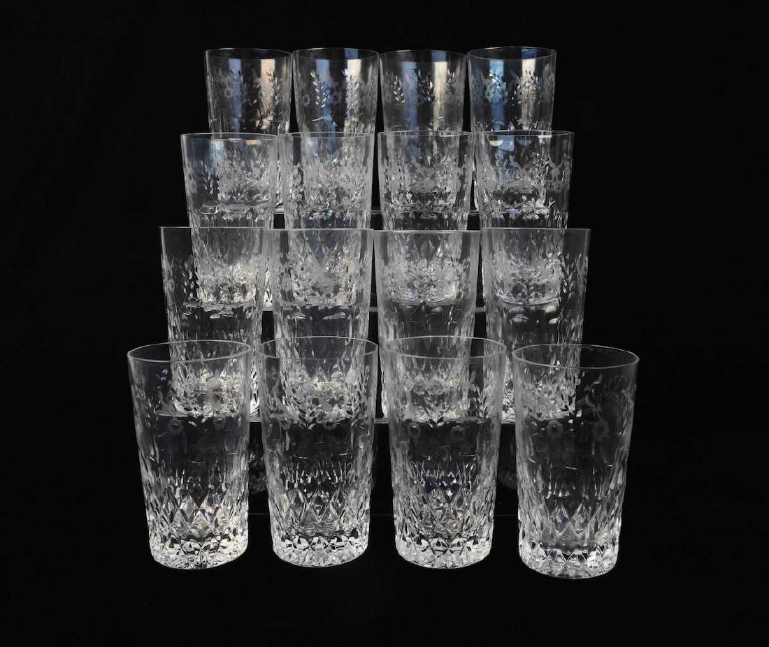 (16) Rogaska Crystal Gallia Highball Glasses (1 of 3)