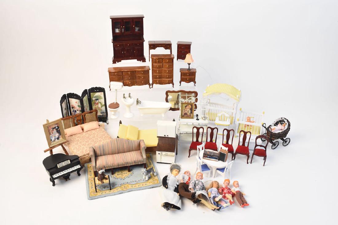 Assorted Miniature Furniture For Doll House (1 of 10)