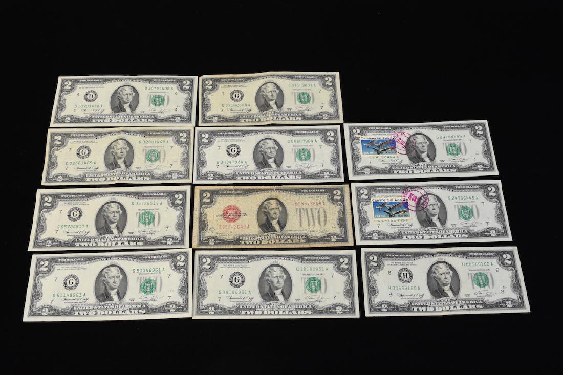 (11) $2 Bills (1 of 7)