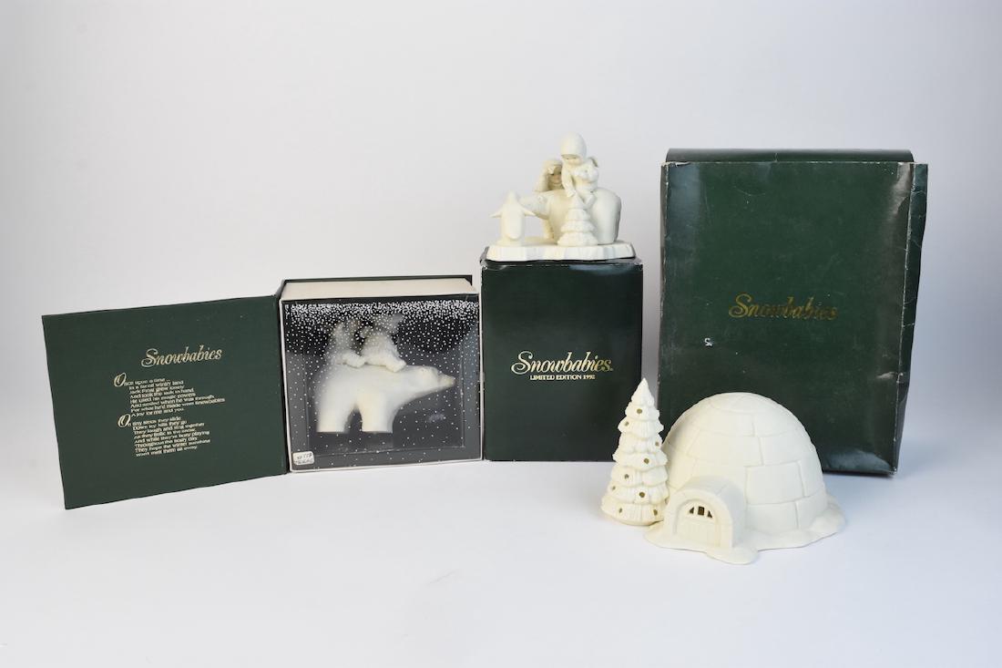 (3) Winter Snowbaby Figurines by Dept. 56 (1 of 7)