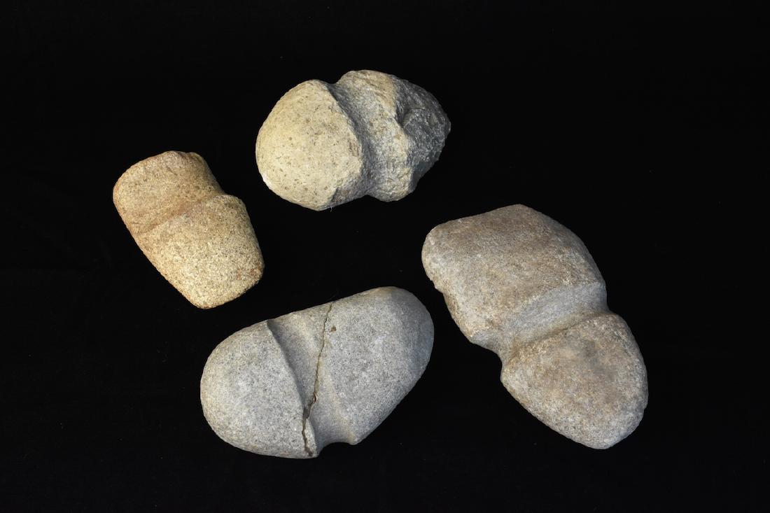 (4) Native American Hammer and Ax Heads (1 of 4)