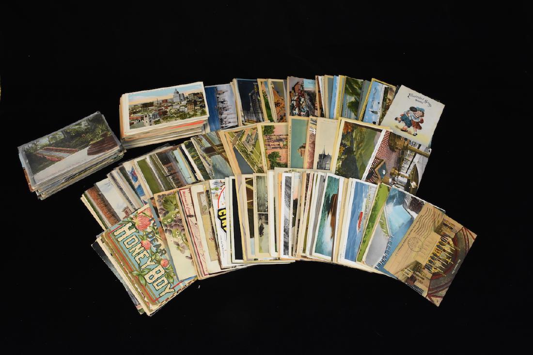 500+ Early Divided Back Linen Postcards (1 of 5)