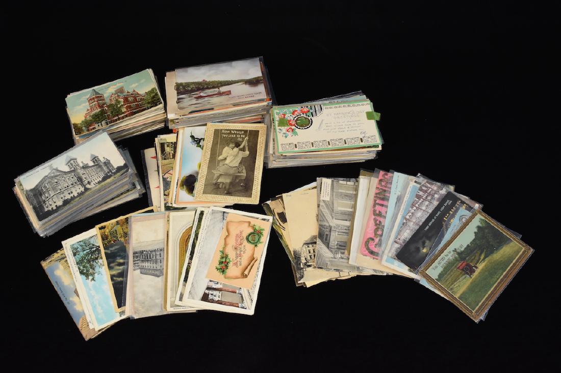 500+ Early, Linen & Divided Back Postcards (1 of 7)