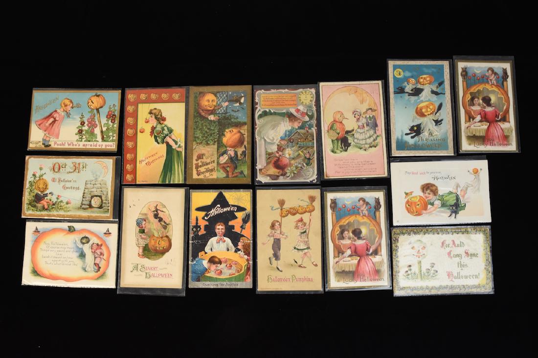 (15) Early 1900\'s Halloween Postcards; Winsch, Hufmann (1 of 10)