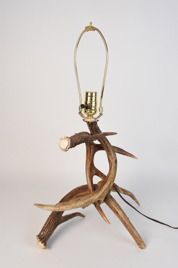 Deer Antler Table Lamp (1 of 3)